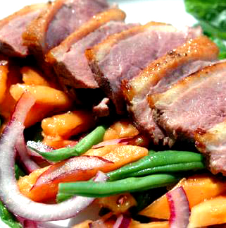 Duck with Papaya and Green Beans Duck with Papaya and Green Beans picture